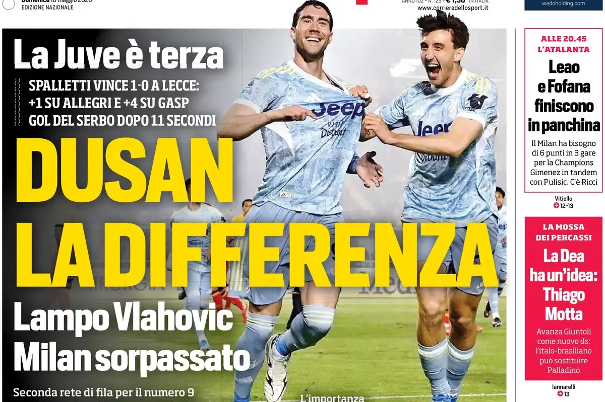Vlahović bljesak: Juventus treći, Inter ne popušta u borbi za Ligu prvaka