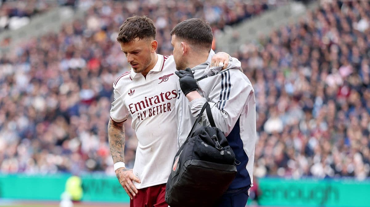 Arsenal izgubio Bena Whitea zbog povrede u ključnoj utakmici
