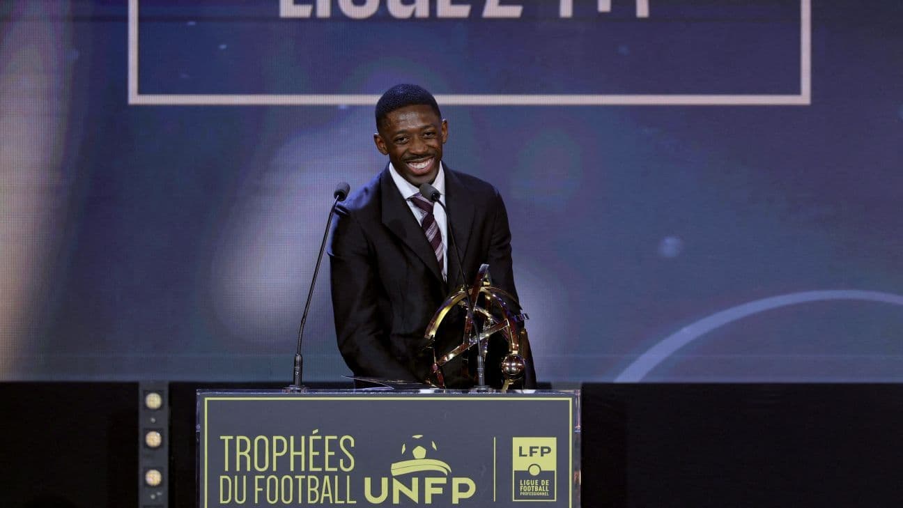 Dembélé osvojio nagradu za igrača godine u Ligue 1 drugi put zaredom