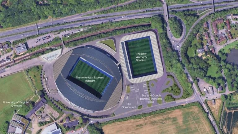 Brighton planira izgradnju novog stadiona za ženski tim vrijednog 80…